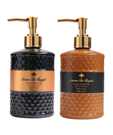 Savon De Royal Luxury Vegan Sapun i lëngshëm i zi dhe Eden's Pearl 500 ml