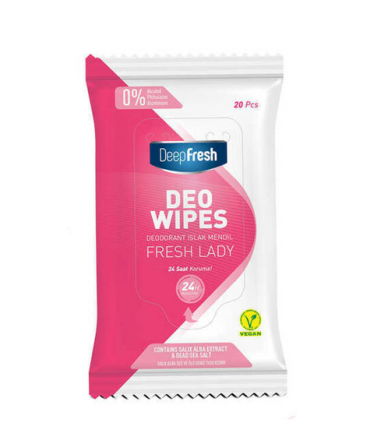 Deodorant Deep Fresh Wipes Fresh Lady 5 x 20 fletë