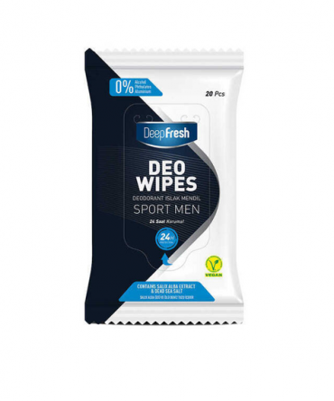 Deep Fresh Deodorant Mendil Sport Men 5 x 20 Yaprak