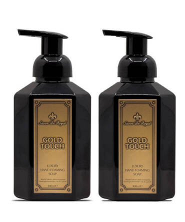 Savon De Royal Luxury Vegan Foaming Sapun Gold Touch 2 x 500 ml