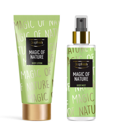Deep Fresh Body Spray 200 ml dhe Locion Trupi 200 ml Magic of Nature